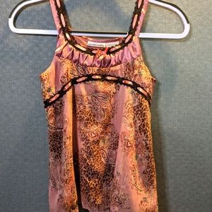 Kids Pink paisley Mary-Kate and Ashley Large tank top